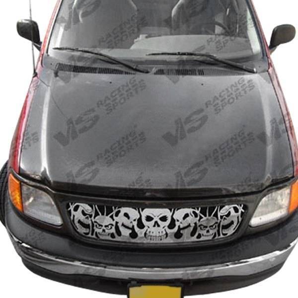 1997-2003 Ford F150 2 doors OEM Style Carbon Fiber Black Hood