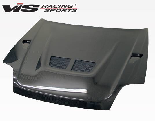 1997-2001 Honda Prelude 2 doors EVO Style Carbon Fiber Black Hood