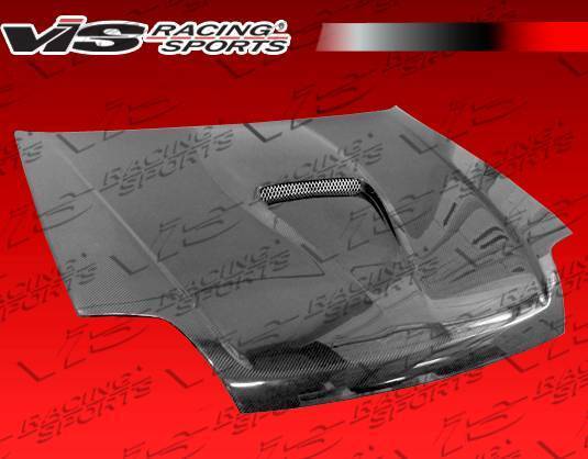 1997-2001 Honda Prelude 2 doors G Force Style Carbon Fiber Black Hood