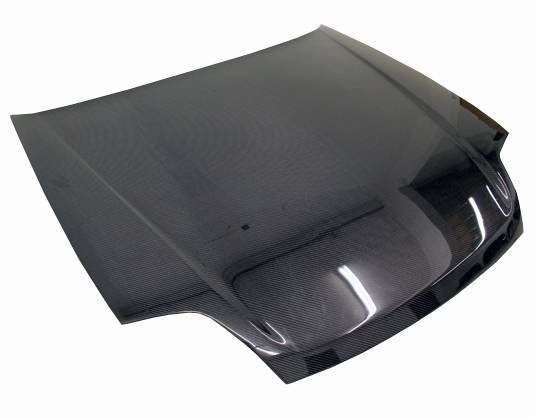 1997-2001 Honda Prelude 2 doors OEM Style Carbon Fiber Black Hood
