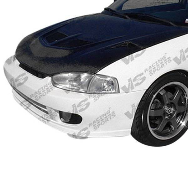 1997-2002 Mitsubishi Mirage 2 doors EVO 5 Style Carbon Fiber Black Hood