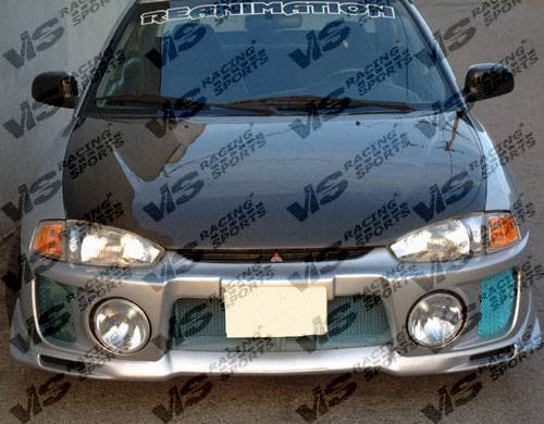 1997-2002 Mitsubishi Mirage 2 doors OEM Style Carbon Fiber Black Hood