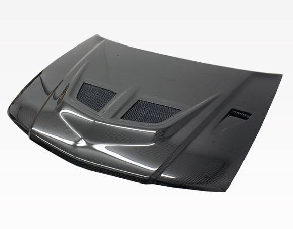 1997-2001 Mitsubishi Mirage JDM 4 doors EVO Style Carbon Fiber Black Hood