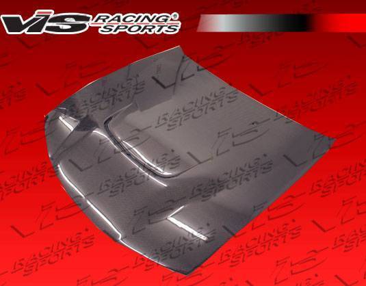 1997-1998 Nissan 240SX 2 doors JS Style Carbon Fiber Black Hood