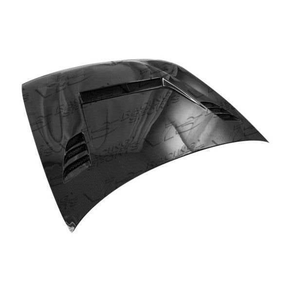 1997-1998 Nissan 240SX 2 doors JS 2 Style Carbon Fiber Black Hood