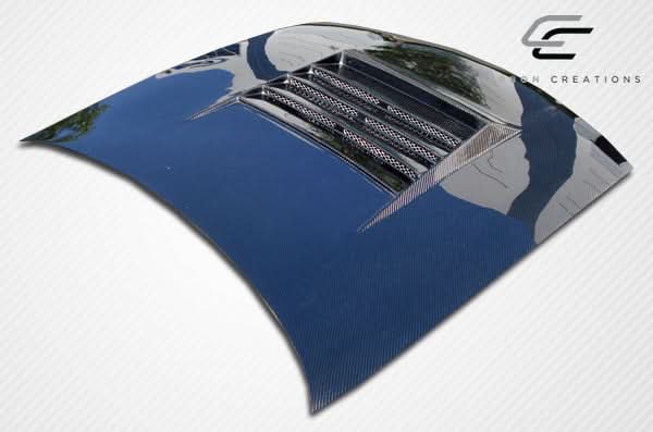 1997-1998 Nissan 240SX S14 D-1 Style Hood - Carbon Fiber