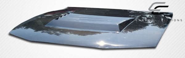 1997-1998 Nissan 240SX S14 D-1 Style Hood - Carbon Fiber
