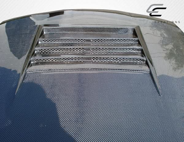 1997-1998 Nissan 240SX S14 D-1 Style Hood - Carbon Fiber