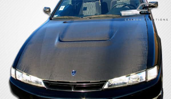 1997-1998 Nissan 240SX S14 M-1 Sport Style Hood - Carbon Fiber