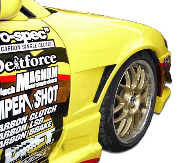 1997-1998 Nissan 240SX S14 Duraflex M-1 Sport Front Fenders (+30mm) - 2 Piece