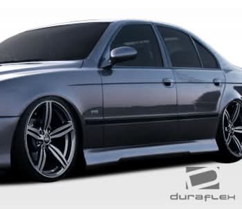 1997-2003 BMW 5 Series E39 HM-S Style Side Skirts - 2 Piece - FRP