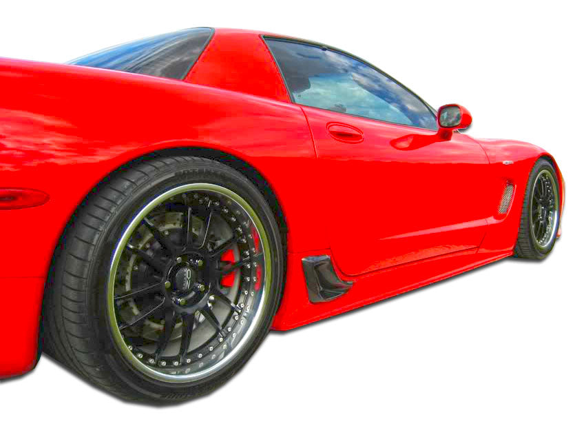 1997-2004 Chevrolet Corvette C5 AC Edition Style Side Skirts - FRP