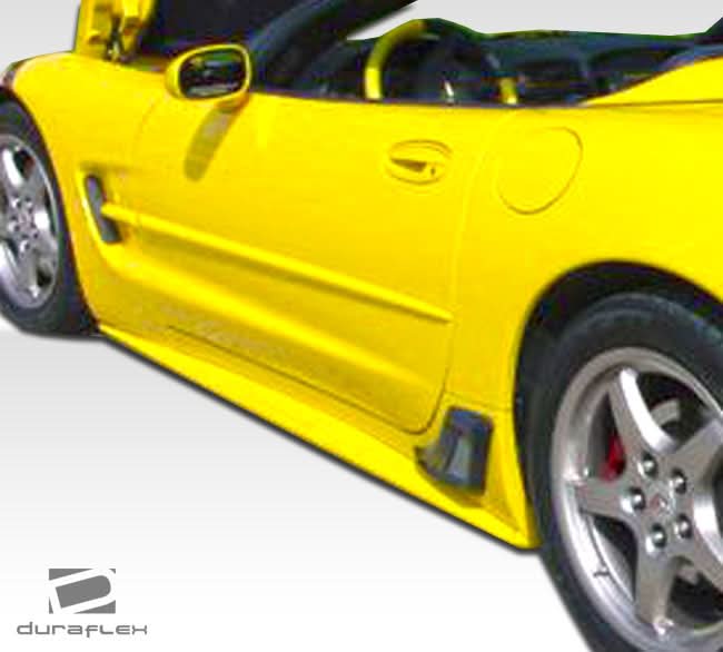 1997-2004 Chevrolet Corvette C5 AC Edition Style Side Skirts - FRP