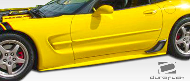 1997-2004 Chevrolet Corvette C5 AC Edition Style Side Skirts - FRP