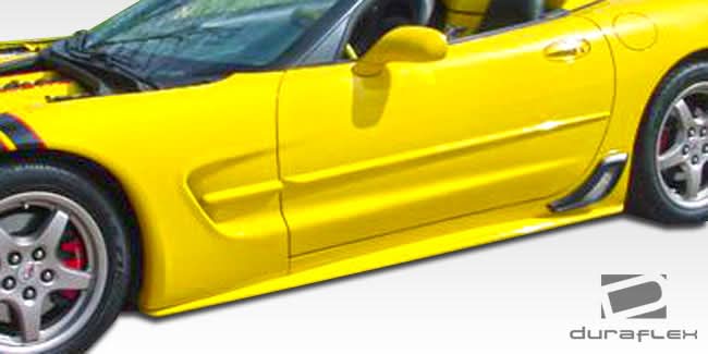 1997-2004 Chevrolet Corvette C5 AC Edition Style Side Skirts - FRP