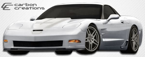 1997-2004 Chevrolet Corvette C5 ZR Edition Style Front Under Spoiler Air Dam - Carbon Fiber