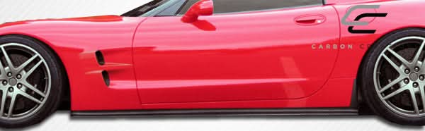 1997-2004 Chevrolet Corvette C5 ZR Edition Style Side Skirts - Carbon Fiber