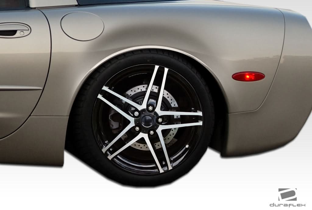 1997-2004 Chevrolet Corvette ZR Edition Style Rear Fenders - 2 Piece