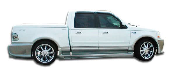 1997-2003 Ford F-150 Platinum Style Side Skirts - 2 Piece - FRP