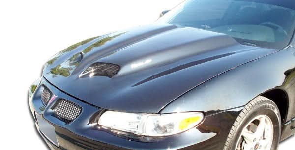 1997-2003 Pontiac Grand Prix WS-6 Style Hood - 1 Piece - FRP