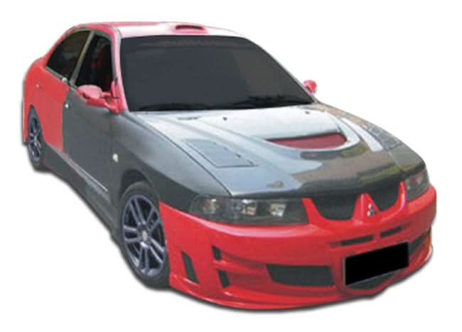 1997-2001 Mitsubishi Mirage SC-5 Style Front Bumper Cover - FRP