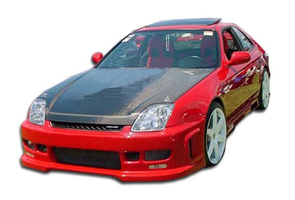 1997-2001 Honda Prelude Spyder Style Front Bumper Cover - FRP