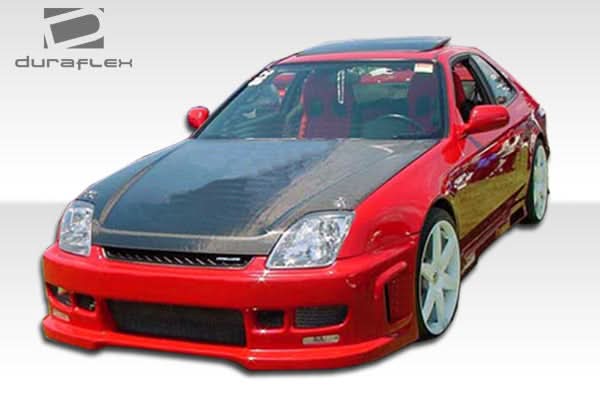 1997-2001 Honda Prelude Spyder Style Side Skirts - 2 Piece - FRP