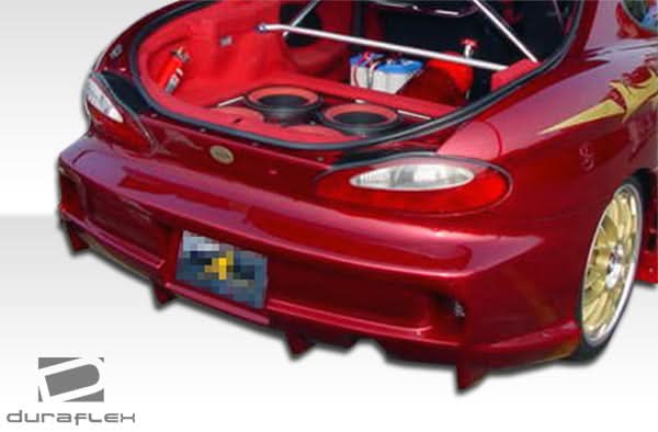 1997-1999 Hyundai Tiburon Vader 2 Style Rear Bumper Cover - FRP