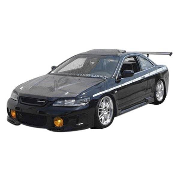 1998-2002 Honda Accord 4 doors INVADER Style Carbon Fiber Black Hood