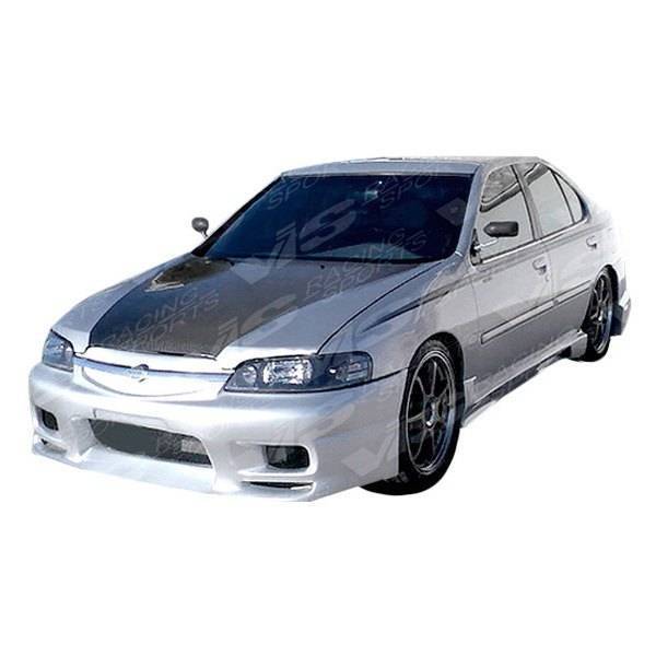 1998-2001 Nissan Altima 4 doors OEM Style Carbon Fiber Black Hood