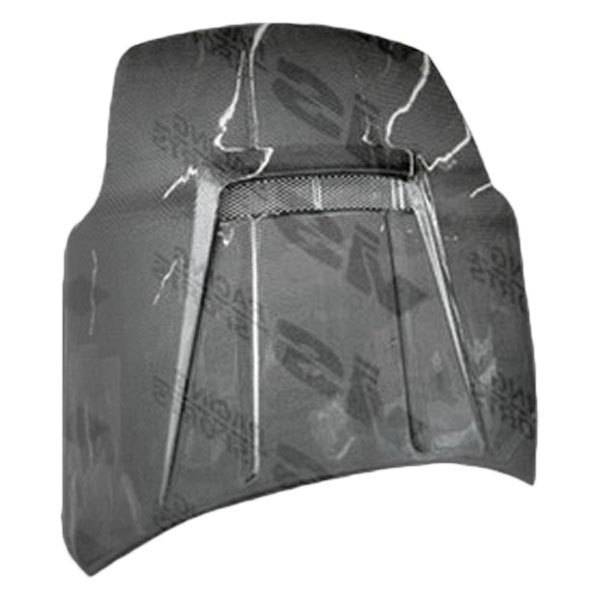 1998-2001 Nissan Altima 4 doors INVADER Style Carbon Fiber Black Hood