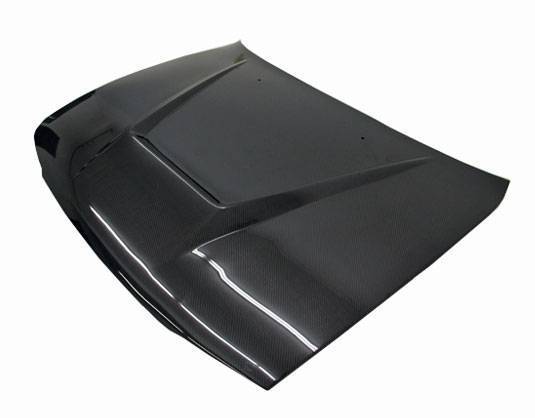 1998-2002 Toyota Corolla 4 doors INVADER Style Carbon Fiber Black Hood
