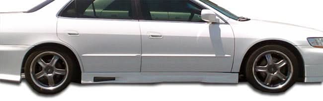 1998-2002 Honda Accord Spyder Style Side Skirts Rocker Panels - FRP