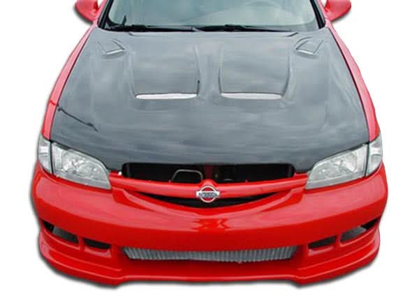 1998-2001 Nissan Altima Spyder Style Front Bumper Cover - FRP