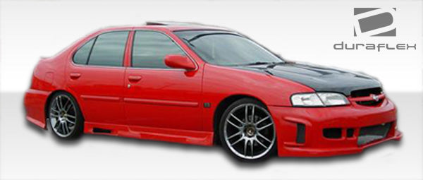 1998-2001 Nissan Altima Spyder Style Side Skirts Rocker Panels - FRP
