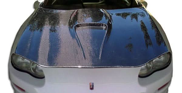 1998-2002 Chevrolet Camaro Supersport Style Hood - Carbon Fiber