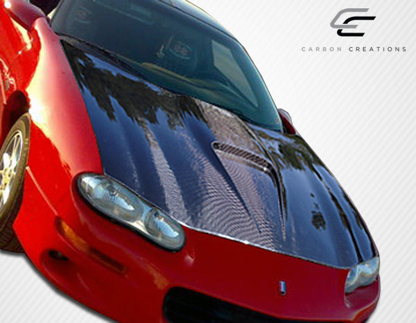 1998-2002 Chevrolet Camaro Supersport Style Hood - Carbon Fiber
