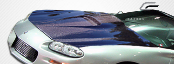 1998-2002 Chevrolet Camaro Supersport Style Hood - Carbon Fiber