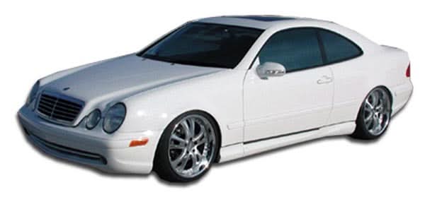 1998-2002 Mercedes CLK W208 AMG Look Side Skirts Rocker Panels - FRP
