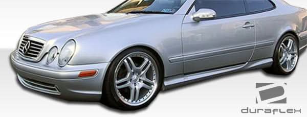 1998-2002 Mercedes CLK W208 AMG Look Side Skirts Rocker Panels - FRP