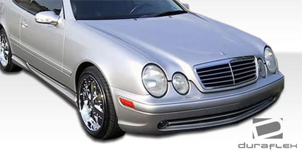 1998-2002 Mercedes CLK W208 AMG Look Side Skirts Rocker Panels - FRP