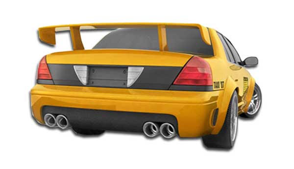 1998-2007 Ford Crown Victoria GT Concept Style Rear Bumper Cover - FRP