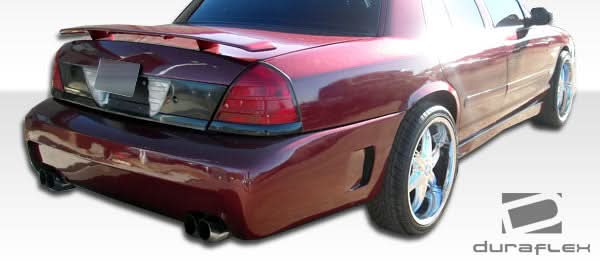 1998-2007 Ford Crown Victoria GT Concept Style Rear Bumper Cover - FRP