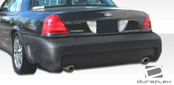 1998-2007 Ford Crown Victoria GT Concept Style Rear Bumper Cover - FRP
