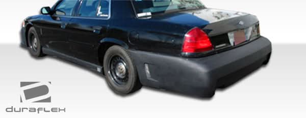 1998-2007 Ford Crown Victoria GT Concept Style Rear Bumper Cover - FRP