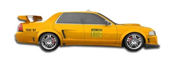 1998-2007 Ford Crown Victoria GT Concept Style Side Skirts - FRP