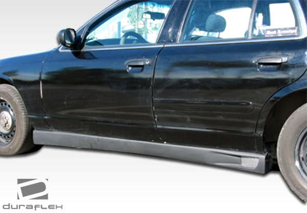 1998-2007 Ford Crown Victoria GT Concept Style Side Skirts - FRP