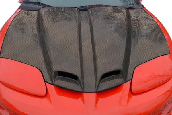1998-2002 Pontiac Firebird WS-6 Style Hood - Carbon Fiber