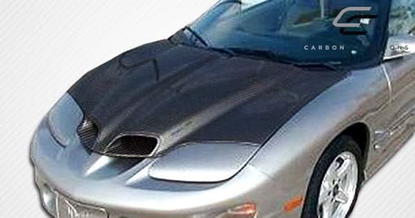 1998-2002 Pontiac Firebird WS-6 Style Hood - Carbon Fiber