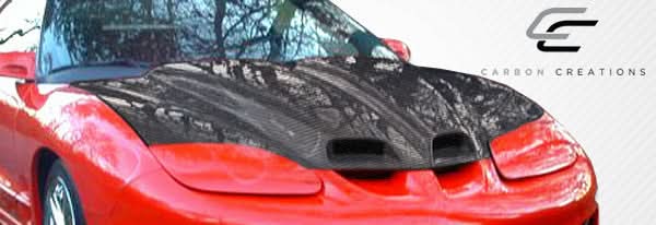 1998-2002 Pontiac Firebird WS-6 Style Hood - Carbon Fiber